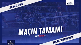 Arkas Spor 1 - 3 Ziraat Bankkart (Maçın Tamamı) | 2021-22 Efeler Ligi