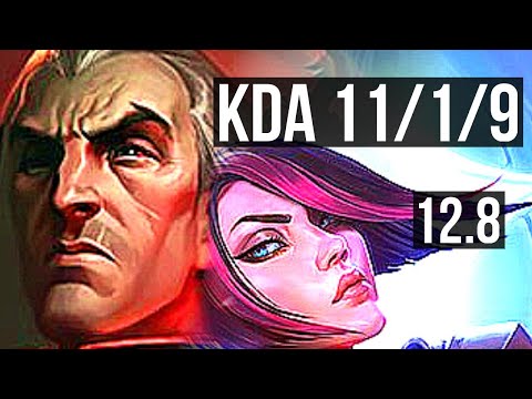 SWAIN vs FIORA (TOP) | Rank 4 Swain, 11/1/9, Legendary | KR Grandmaster | 12.8