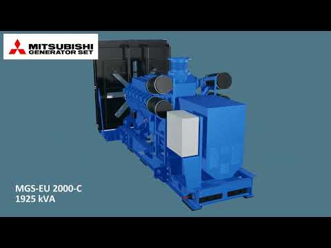 MITSUBISHI MGS-EU GENERATOR SETS - DIESEL LINE-UP