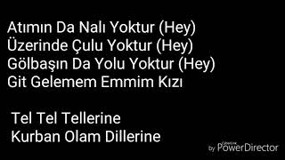 ALTIN YÜZÜĞÜM KIRILDI LYRİCS