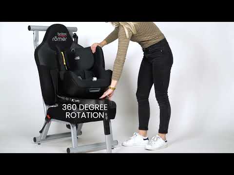 Britax Romer Dualfix M Plus automobilinė kėdutė, Juodos spalvos, 2000036888 video