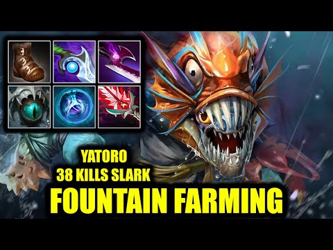 🔥 FOUNTAIN FARMING - 38 KILLS SLARK - YATORO - DOTA 2 PRO GAME HIGHLIGHTS