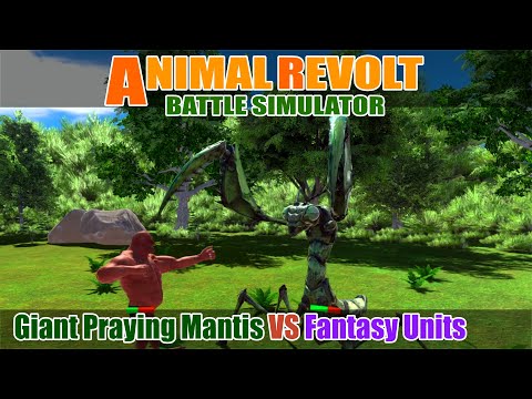 Giant Praying Mantis vs Fantasy Units - Animal Revolt Battle Simulator