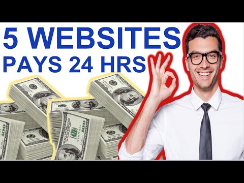, title : '5 Websites That Will Pay You DAILY Within 24 hours! Make Money Online Worldwide Method'