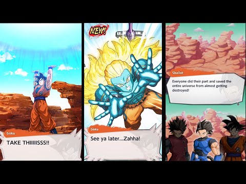 NEW Goku, Shallot & Giblet VS Zahha SPIRIT BOMB Finale! Zahha DEFEATED?!| DB Legends Story (P18 B5)