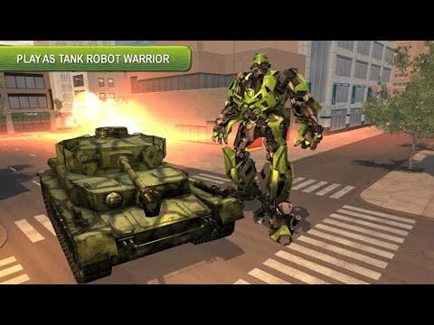 Future Robot Tank Transform City Battle - Tank Transformation Futuristic Robot Wars Android Gameplay