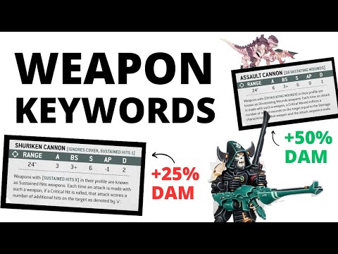 10th Edition Weapon Keywords Power Analysis - How Much Extra Damage Dealt?