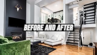 Our Home Tour || HOUSE FLIP CANADA || $200k Condo into a PREMIUM, MODERN LOFT!