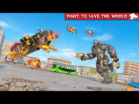 Flying Wild Tiger Robot Gameplay