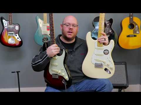 Fender American Professional vs American Standard Stratocaster Comparison