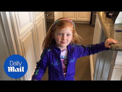 Moment little girl from Anaheim confuses weed and weeds - Daily Mail