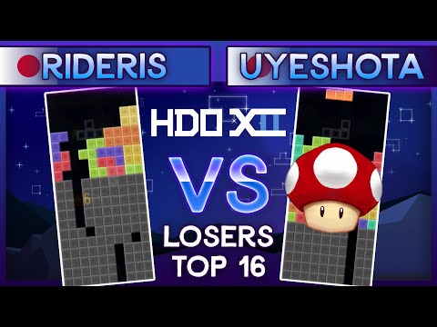 Hard Drop Open 12 - Rideris Vs. Uyeshota - Losers Top 16 TETR.IO Tournament