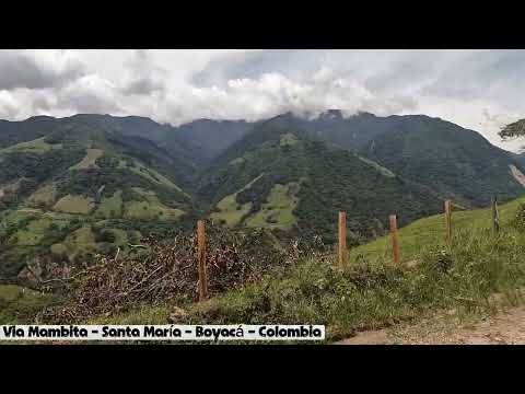 Vuelta a la variante hacia calichana Santa María - Boyacá - Colombia 4k 60 fps