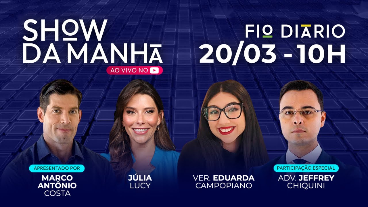 SHOW DA MANHÃ - MORAES PERSEGUE ALLAN DOS SANTOS - 20/03/2025