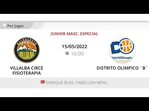 Junior masc A VILLALBA CIRCE FISIOTERAPIA - DISTRITO OLIMPICO