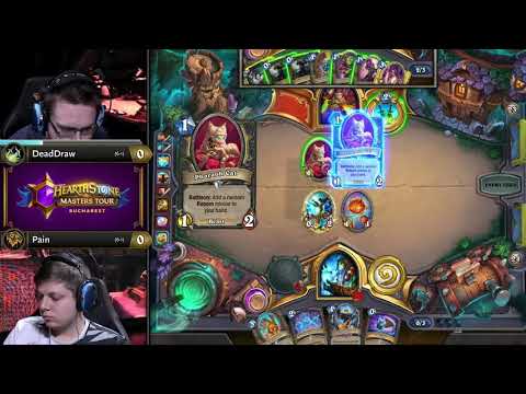 DeadDraw vs Pain - Swiss Round 8 - Hearthstone Masters Tour Bucharest