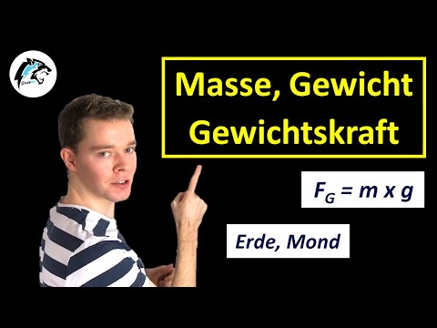 Masse, Gewicht und Gewichtskraft | Physik Tutorial