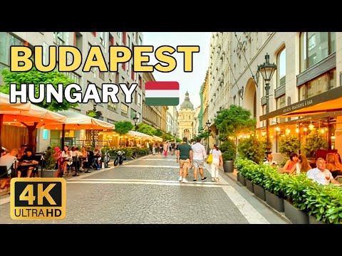 Budapest Walking Tour - Budapest, Hungary - 4K 🇭🇺