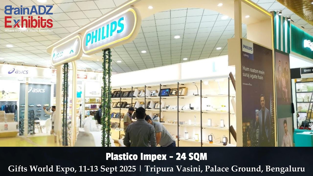 Plastico Impex at Gifts World Expo 2025 – Designed & Built by BrainADZ Exhibits