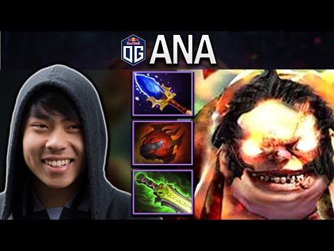 OG.ANA SMURF PUDGE WITH 23 KILLS - DOTA 2 7.29 GAMEPLAY