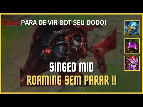 SINGED MID LEAVES THE GAME IN CHAOS | [I CAN'T STAND ENDING THE GAME LIKE THIS] | League of Legends