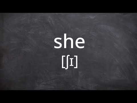SHE   Pronunciation in American English