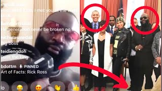 🇺🇸 Rick Ross On His Ankle Monitor Beeping While Meeting Barack Obama At White House