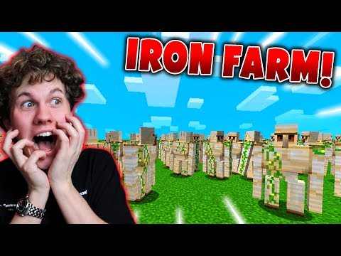 Cube World #18: VI BYGGER EN IRON FARM!!