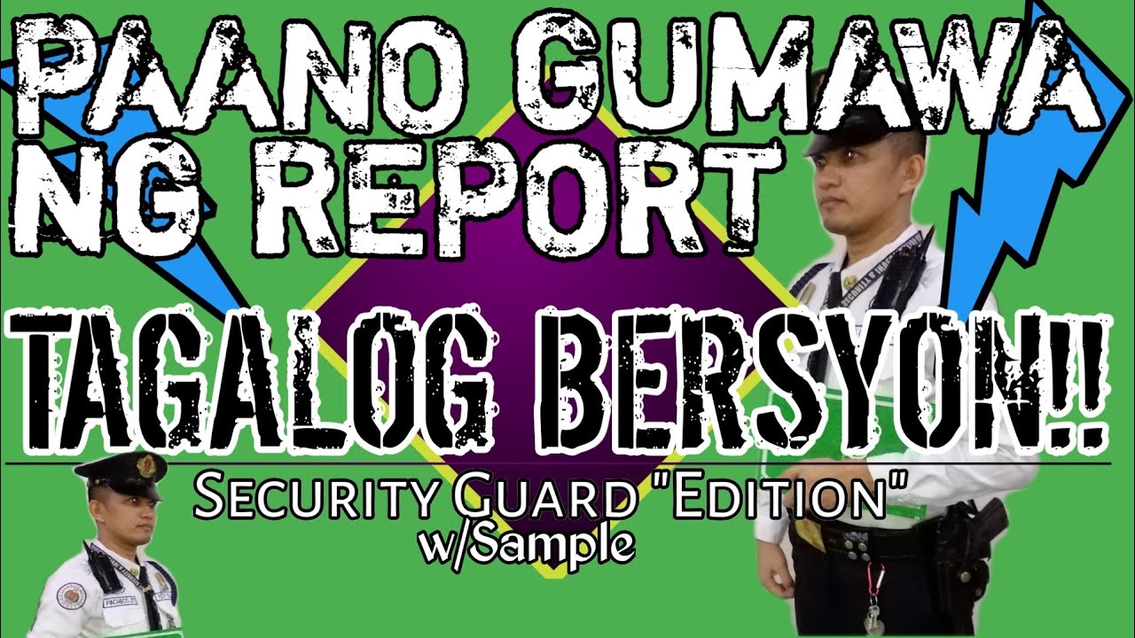Putar video Paano Gumawa ng Report Tagalog Version For Beginners | Security Edition sekarang Paano Gumawa ng Report Tagalog Version For Beginners | Security Edition