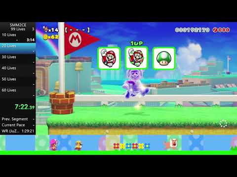 [1:03:39]【Super Mario Maker 2】99 Lives (Speedrun)