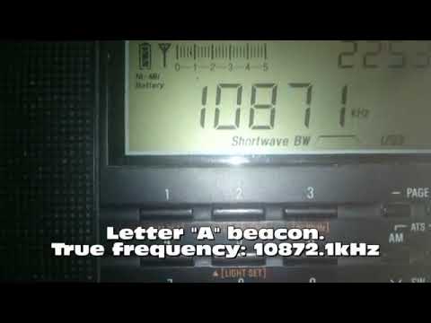 03.06.2018 19:53UTC, [sw, bcn], "D" and "A"  propagation markers,  ~10871kHz