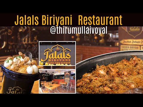 Jalals Biriyani Chennai | @thirumullaivoyal | Biriyani Restaurant | indian | Chinese | Grill | BBQ