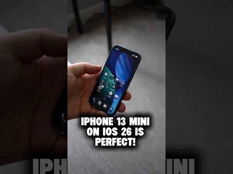 iPhone 13 mini on iOS 26 is perfect! #shorts #ios26