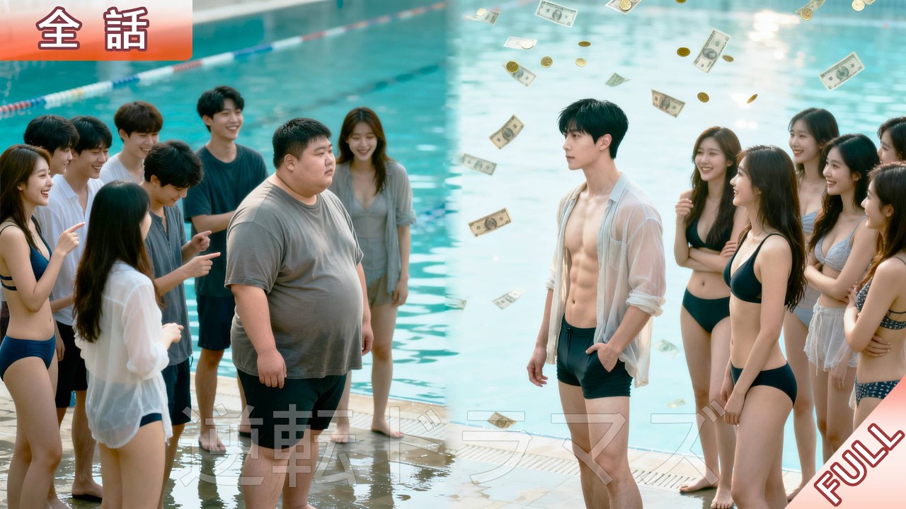 青年が300斤のデブに転生、1か月で減量し逆襲、校内の女神たちに猛アタックされる！