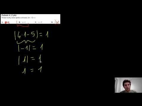Jaka matura wariacie? Wartość bezwzględna. Wskaż liczbę, która... Matura 2011 czerwiec zadanie 4.
