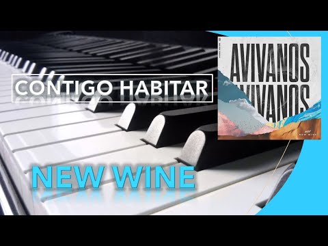 Cómo TOCAR - CONTIGO HABITAR - New Wine - PIANO FACIL + Acordes| Sound YADAH