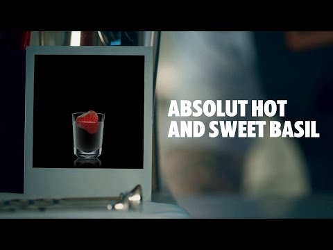 ABSOLUT HOT AND SWEET BASIL DRINK RECIPE - HOW TO MIX