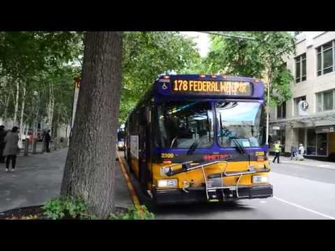 King County Metro 1998-1999 New Flyer D60HF 2399 On The 178 @ Stewart Street & 7th Avenue