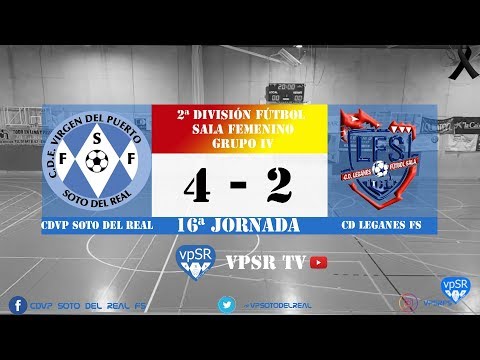 VIDEORESUMEN JORNADA 16: CDVP SOTO DEL REAL FS VS CD LEGANÉS FS
