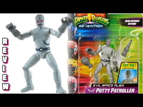 $10 Banger! Playmates Power Rangers Re-Ignition Evil Space Alien Putty Patroller 4K video review
