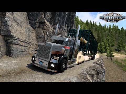 ** DEADLIEST ROADS ** | The Most Challenging Road in American Truck Simulator | Montana DLC v1.45
