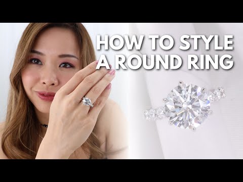 The Best Setting For a 5ct Round Cut Diamond Ring