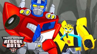Download lagu Optimus & Bumblebee! | Rescue Bots | Cartoons for Kids | Transformers Junior mp3