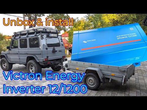 Unbox and install Victron Energy Phoenix Inverter 12/1200 VA