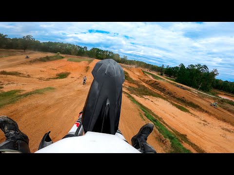 Goon Learns How to Ride 2 stroke Dirtbike
