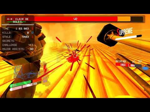 an unusually cinematic V2 fight (ULTRAKILL)