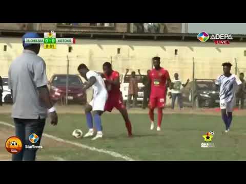 GPL HIGHLIGHTS: BEREKUM CHELSEA VS KOTOKO 0 0   ALL ACTIONS