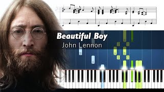 John Lennon - Beautiful Boy (Darling Boy) - Piano Tutorial with Sheet Music