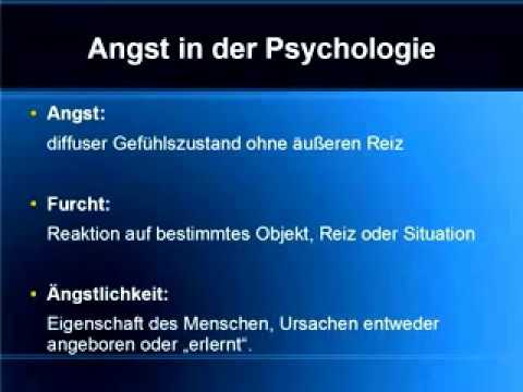 Angst überwinden - Onlinekurs (6) - Angst und Psychologie