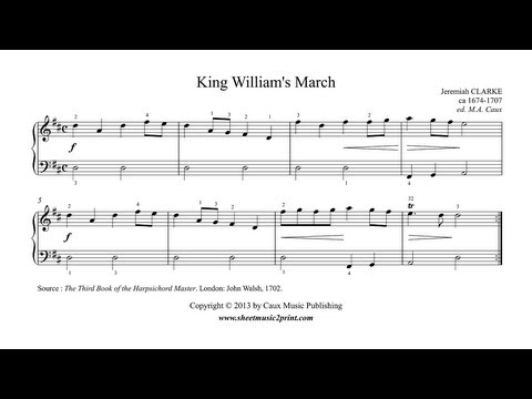 Jeremiah Clarke : King William's March
